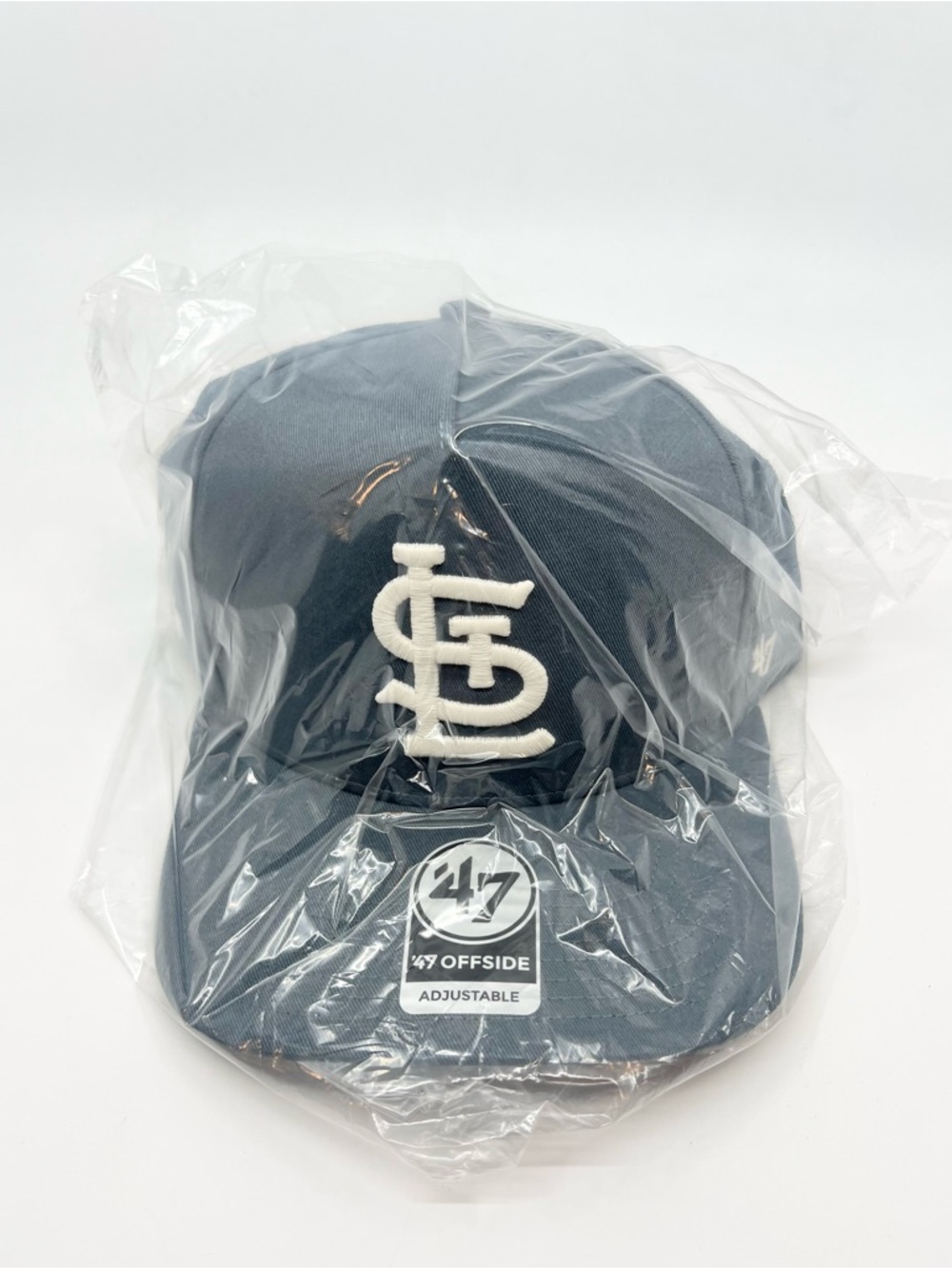 St. Louis Cardinals '47 Brand Offside Baseball Gray Hat Snapback Mesh *BRAND NEW